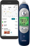 Braun ThermoScan 7+ Connect Ear Thermometer, Family Care App Compatible, Age Precision Technology, Color-Coded Digital Display, Baby and Infant Friendly, No. 1 Brand Recommended by Pediatricians