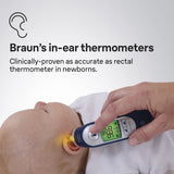 Braun ThermoScan 7+ Connect Ear Thermometer, Family Care App Compatible, Age Precision Technology, Color-Coded Digital Display, Baby and Infant Friendly, No. 1 Brand Recommended by Pediatricians