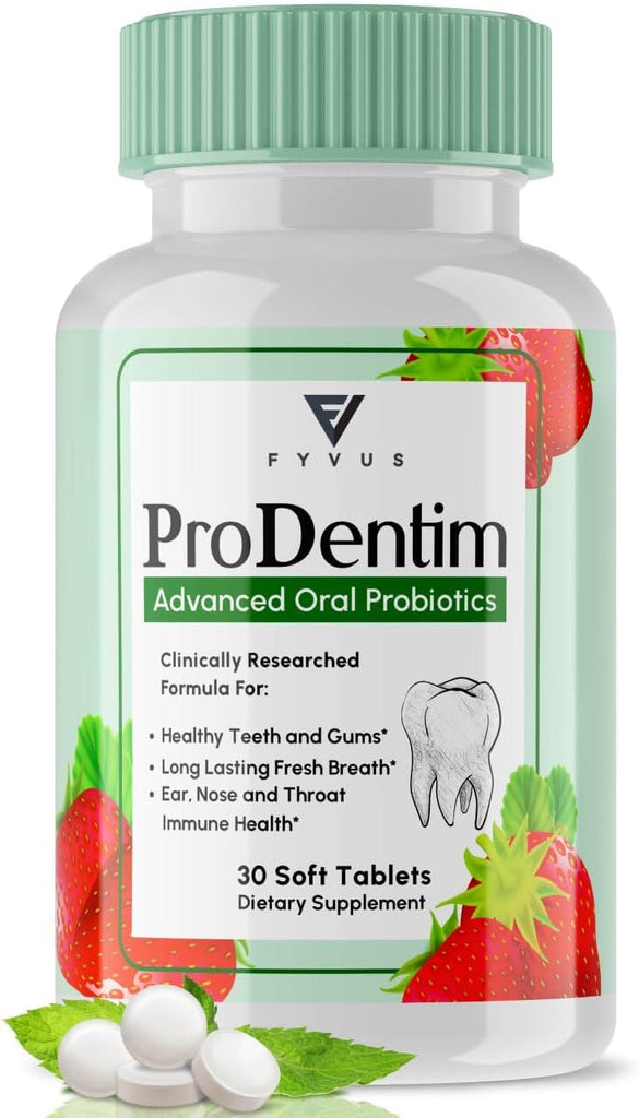 Prodent Tablets Prodentim Chewable Tablets for Gums and Teeth Oral Probiotics Mouth Ba ...