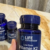 Life Extension Low Dose Vitamin K2 MK-7 45 mcg Softgels 90 Count Supports Cardiovascular Health