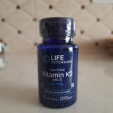 Life Extension Low Dose Vitamin K2 MK-7 45 mcg Softgels 90 Count Supports Cardiovascular Health