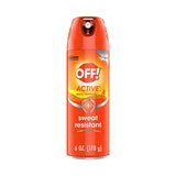 Off! Active Insect Mosquito Repellent Aerosol Spray, Fresh Scent - 15% DEET, 6 oz (170g)