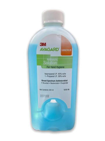 3M Avagard Hand Sanitizer, 500ml Handrub, Antiseptic Solution for Hand Hygiene 500ml