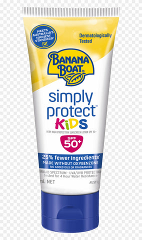Banana Boat Simply Protect Kids Sunscreen Lotion SPF 50+, 3oz