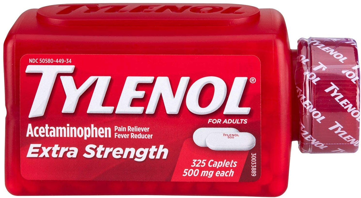 Tylenol for Adults | Acetaminophen Extra Strength 500mg – CareSoul