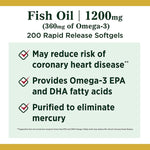 Nature's Bounty Fish Oil Omega-3 1200mg
