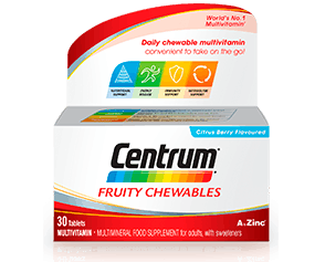 Centrum Fruity Chewables Multivitamin, 30 Tabs
