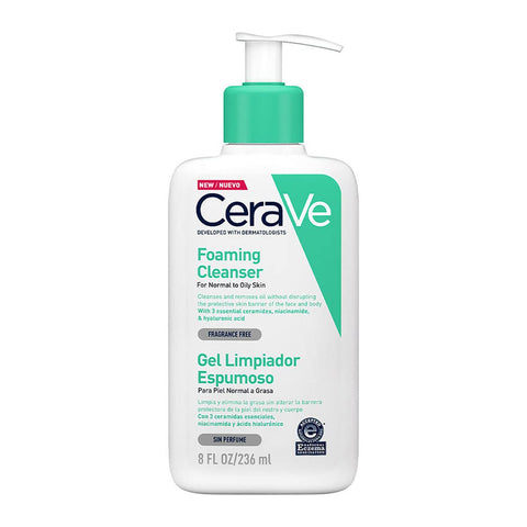 CeraVe Foaming Facial Cleanser, for Normal to Oily Skin