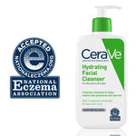 CeraVe Hydrating Facial Cleanser 12 Ounce, For Normal to Dry Skin