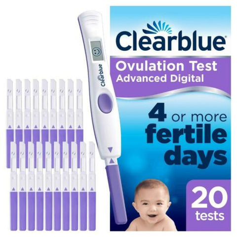 Clearblue New Advanced Digital Ovulation Test Pack of 20 Sticks