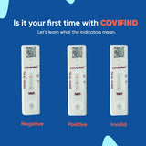 Covifind Covid-19 ICMR Approved Covid and Rapid Antigen Test Kit for Home Use (Pack of 5)