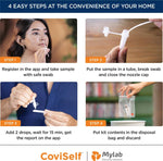 Mylab CoviSelf COVID-19 Self Test Kit for Home, Rapid Antigen Test Kit (Pack of 5)