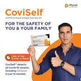 Mylab CoviSelf COVID-19 Self Test Kit for Home, Rapid Antigen Test Kit (Pack of 5)