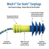 Mack's Ear Seals with Removable Cord