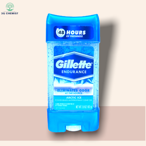 Gillette Sport Deodorant Stick Clear Gel for Men; High Performance Odor Elimination- Arctic Ice (Power Beads Antiperspirant Clear Gel)