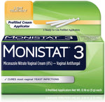 Monistat 3-Day Yeast Infection Treatment Pre-Filled Cream Applicators, 0.18 Ounce