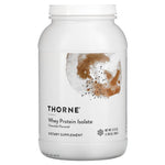 Thorne Research Whey Protein Isolate Powder, Chocolate, 31.9 Oz