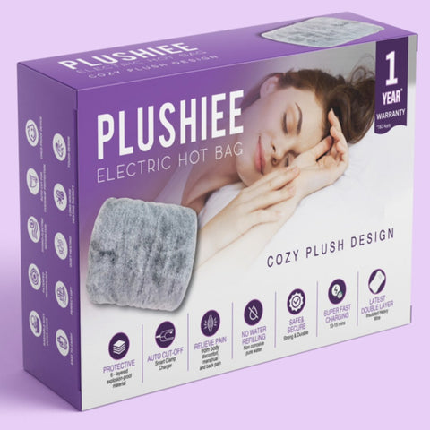 Plushiee Electric Hot Bag  Relieve Pain and Stay Cozy – CareSoul